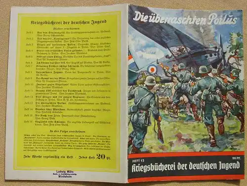 (1047105) Kriegsbücherei der deutschen Jugend. Nr. 13 „Die überraschten Poilus“. Siehe bitte Beschreibung u. Bilder