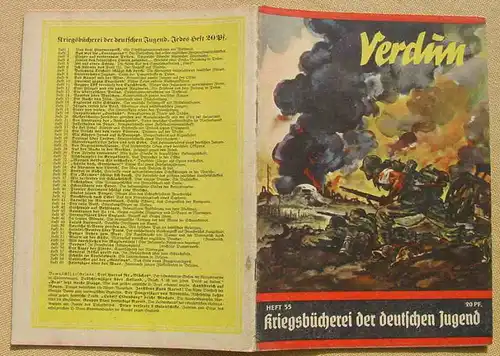 (1047110) Kriegsbücherei der deutschen Jugend. Nr. 55 „Verdun !“. Siehe bitte Beschreibung u. Bilder