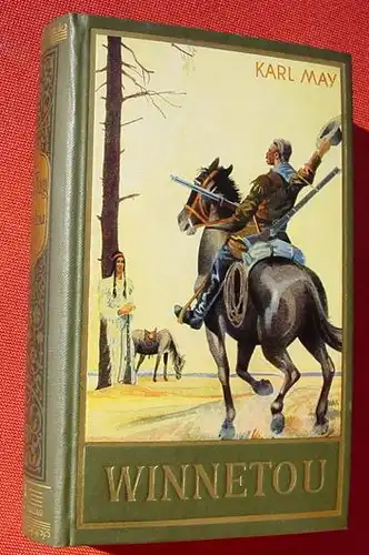 () Karl May, Bd. 8  "Winnetou". Zweiter Band. Karl-May-Verlag, 1074. Tausend, Bamberg 1951. Sehr guter Zustand