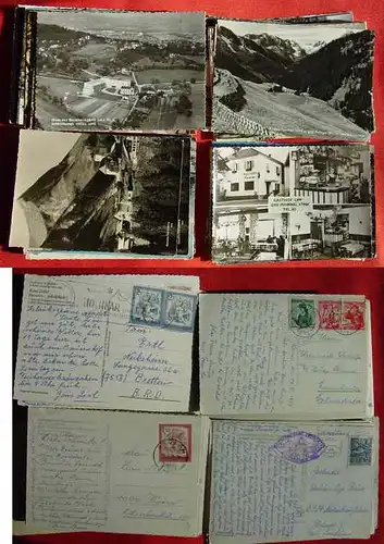 (1030194)  Österreich. 73 alte Ansichtskarten. Meist beschrieben und postalisch gelaufen in der Zeit um 1970er Jahre