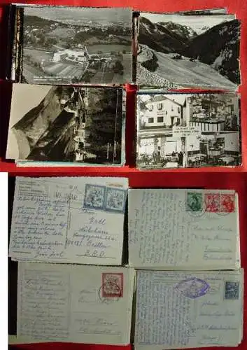 Neu : Versandkosten ab Euro 5,00 ()  Österreich. 73 alte Ansichtskarten. Meist beschrieben und postalisch gelaufen in der Zeit um 1970-er Jahre. Zahlreiche Gasthäuser u. a. interessante Motive. Einzelangaben leider nicht möglich.