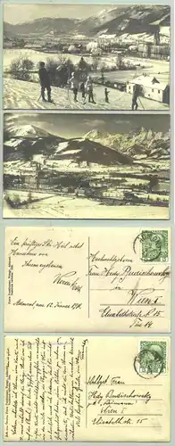 Admont / Oesterr. 2 x 1911 ()  2 sehr schoene Foto-Ansichtskarten. Postalisch gelaufen 1911