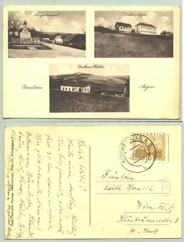 Oesterr. 1931 (1025908)   Ansichtskarte. Gruss aus Aigen. Postalisch gelaufen 1931