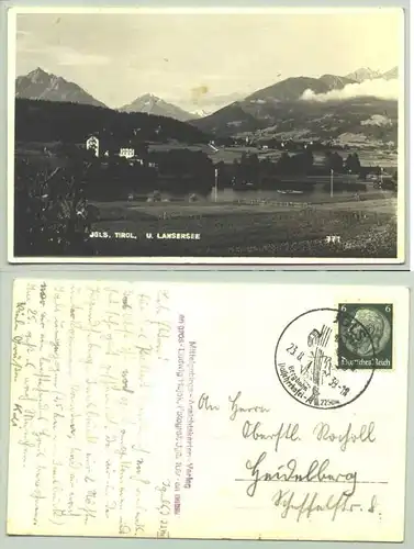 Igls / Tirol, Oesterreich 1939 (1030196) Ansichstkarte. Postalisch gelaufen mit Sonderstempel 1939