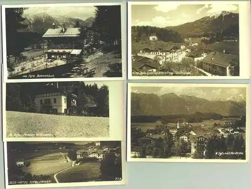 () 5 huebsche Foto-Ansichstkarten mit Motiven aus Igls und Umgebung (3 x Gasthaus)