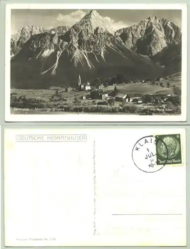 Lermoos (1030287) Ansichstkarte. Oesterreich. Postalisch gelaufen 1938