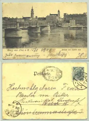 Linz, Oesterreich 1904 (1026039)  Ansichtskarte