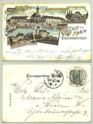 Maria Enzersdorf, Oesterreich (1026042)  Ansichtskarte. Postalisch gelaufen 1905