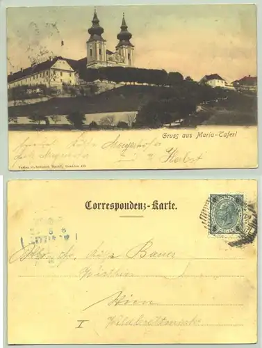 Maria-Taferl, Oesterreich 1899 ? (1026044)  Ansichtskarte. Postalisch gelaufen 1899 ? Undeutlich