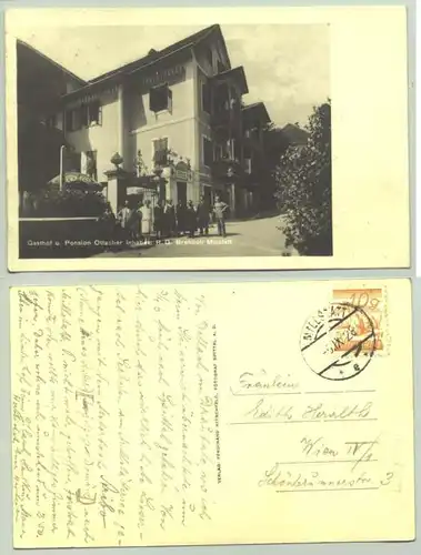 Millstatt (1030226) Ansichstkarte. Gasthof Ottacher / bes. Brehlich. Oesterreich. Postalisch gelaufen 1928