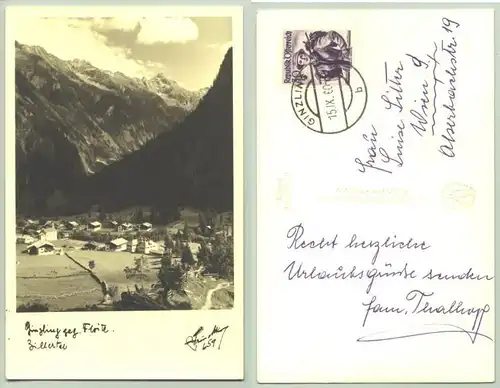 Ginzling 1960 (1025968) Ansichtskarte. Postalisch gelaufen 1960