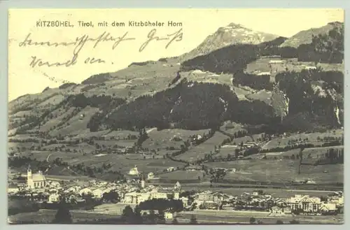 Kitzbühel () Ansichtskarte. Postalisch gelaufen 1911