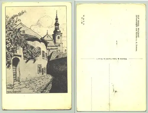 Krems um 1940 ? (1026026) Ansichtskarte. Postalisch nicht gelaufen, vermutlich um 1940 ? Gebrauchsspuren