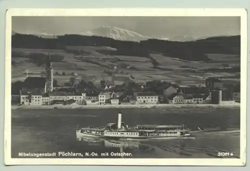 Pöchlarn (1026079) Foto-Ansichtskarte. Postalisch nicht gelaufen. Verlag Ledermann, Wien 1935