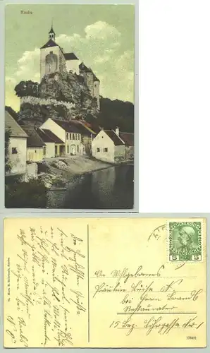 Raabs (1026090) Ansichtskarte. Postalisch gelaufen um 1912, unleserlich