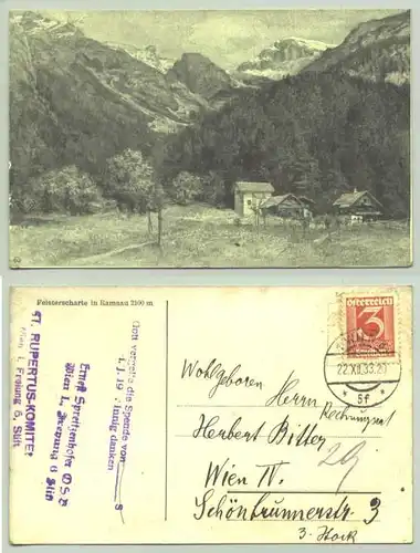 Ramsau () Ansichtskarte. Postalisch gelaufen 1933