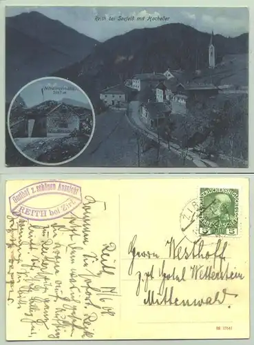 Reith (1026098) Ansichtskarte. Postalisch gelaufen 1908