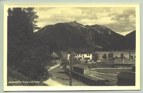 Seespitz () Huebsche Foto-Ansichstkarte 'Seespitz, Achensee, Tirol'. Oesterreich. Postalisch nicht gelaufen, um 1930er Jahre ?