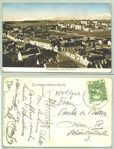 Traiskirchen (1026147) Ansichtskarte. Postalisch gelaufen, Stempeldatum unleserlich. Verlag Nawratil, 1910