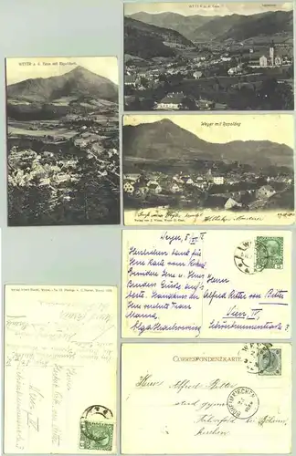 Weyer (1026169)  3 Ansichtskarten. Postalisch gelaufen 1902, 1912