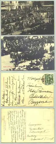 Wien Festzug 1908 (1026214)  2 Foto-Ansichtskarten. 'Kaiser-Jubilaeums Huldigungs-Festzug Wien 1908'