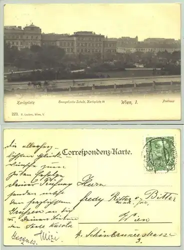 Wien, I. (1026191) Ansichtskarte. Postalisch gelaufen 1910