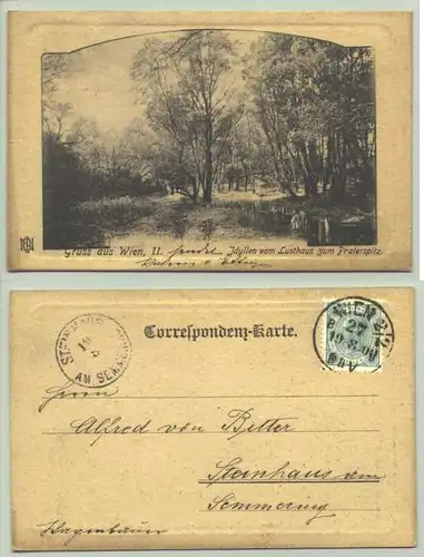 Wien (1026190)  Ansichtskarte. Postalisch gelaufen 1900