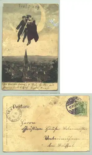 Freiburg 1905 (intern : 1022090)  Ansichtskarte. PLZ-Bereich pauschal 79098