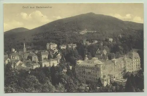 Badenweiler um 1920 (intern : ) Ansichtskarte