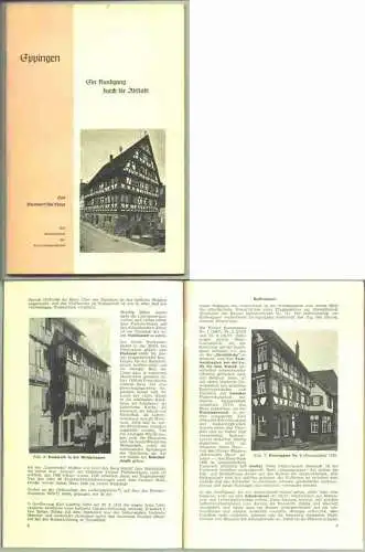 Heimatheft EPPINGEN 1963 () 'Eppingen - Ein Rundgang durch die Altstadt' von E. Kiehnle. 32 Seiten, zahlreiche Fotos und Infos. 1963. PLZ-Bereich fuer Heimatsammler 75031