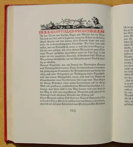 () Mark Twain "Mit heiteren Augen". Leinenband. Buechergilde Gutenberg, Leipzig 1924