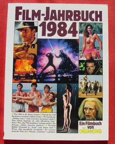 (1011205) "Film-Jahrbuch 1984". cinema. Manthey. 226 S., Kinoverlag 1. Auflage 1983
