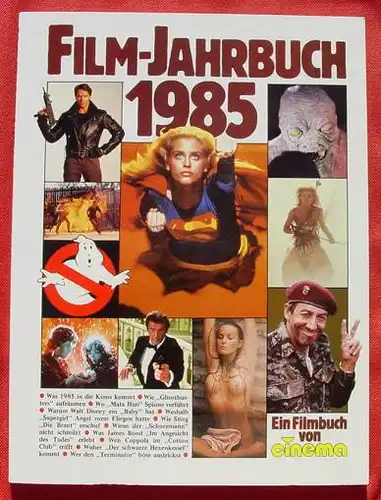 (1011206) "Film-Jahrbuch 1985". cinema. Manthey. 194 S., Kinoverlag 1. Auflage 1984