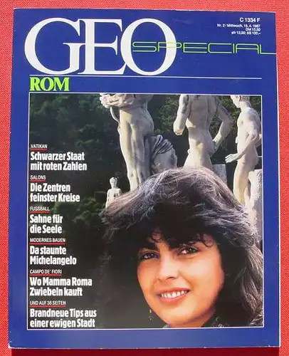 () Reisemagazin GEO-Spezial "ROM". 1987. 192 Seiten. Verlag Gruner + Jahr, Hamburg