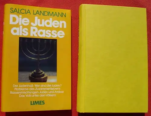 '(1011291) Landmann "Die Juden als Rasse" 376 S., Limes-Verlag 1988. TOP Zustand !