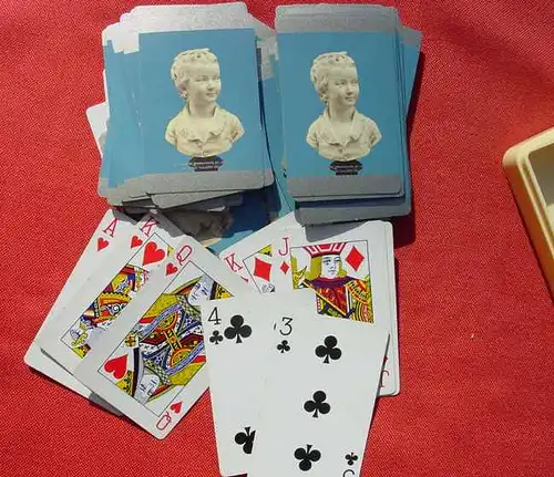 (1011339) Kuenstler-Kartenspiel Romme. 2 x 52 Spielkarten. The U.S. Playing Card Comp. Cincinnati USA