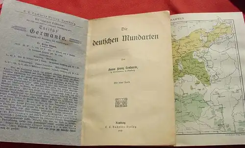 () Lenhardt "Die deutschen Mundarten". 72 S., Buchner, Bamberg 1916