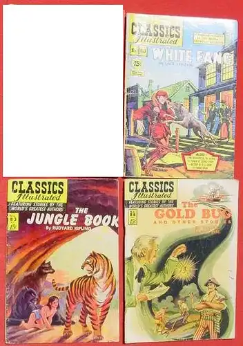 25 x USA Comics. Classics Illustrated. Zum Teil sehr alt ()