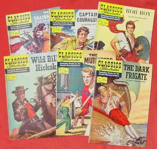 25 x USA Comics. Classics Illustrated. Zum Teil sehr alt (1038027)