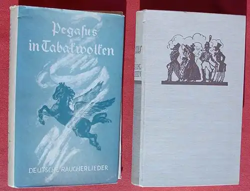 () Wendel "Pegasus in Tabakwolken" Rauchergedichte. Holzstiche. 1934 Hiersemann-Verlag, Leipzig