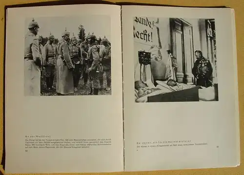 (1012541) "Der Kaiser". Eine Biographie in 107 Bildern. Verlag Tradition Wilh. Kolk, 1. bis 10. T., Berlin 1933