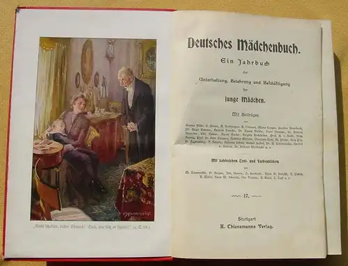 () "Deutsches Maedchenbuch" 17. 410 S., Thienemann, Stuttgart um 1912. # Luftschiff # Zeppelin # Eckener