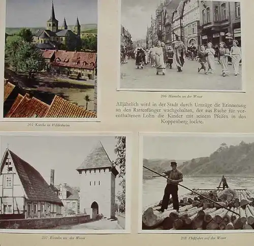 (1039306) Unvergessliche Heimat. Nr. 2. Sammelbilder-Album. Greiling. 252 Bilder komplett (1951 ?)