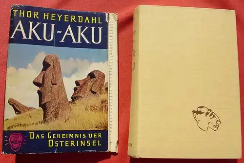 (1012650) Heyerdahl "AKU AKU" Das Geheimnis der Osterinsel. 416 S., 1. Auflage 1957, Ullstein-Verlag, Berlin