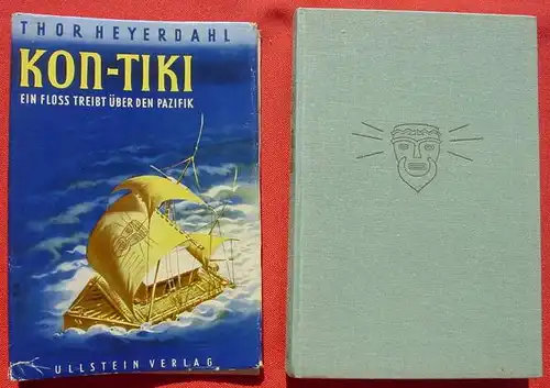 (1012651) Heyerdahl. Ein Floss treibt ueber den Pazifik. 292 S., Nov. 1950 Ullstein-Verlag, Wien