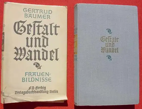 () "Gestalt und Wandel" Frauenbildnisse. 720 S., 1939 Herbig Verlag, Berlin