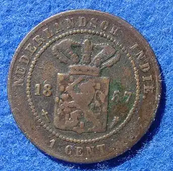 (1015607) Niederlaendisch Indien 1 Cent 1857