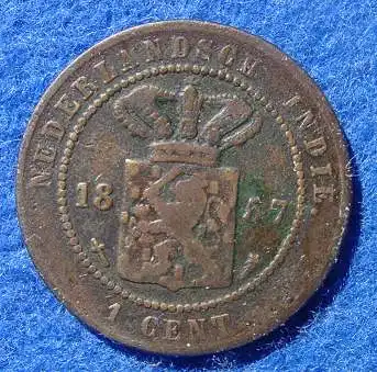 () Niederlaendisch Indien 1 Cent 1857