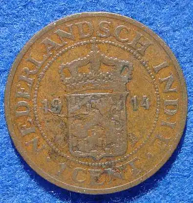(1015617) Niederlaendisch Indien 1 Cent 1914