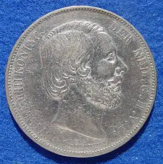 () Niederlande 2,5 Gulden 1874 Silbermuenze